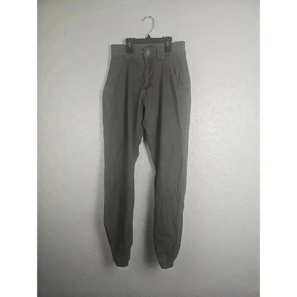 American Bazi Army Green Stretchy Joggers Women Size Small - Picture 1 of 5